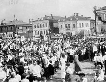 Вязники. Первомайская демонстрация 1936 года